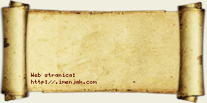 Jana Ćirilov vizit kartica